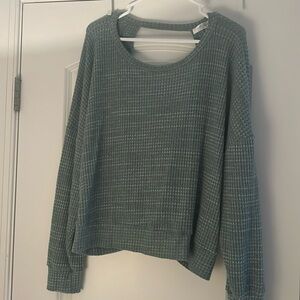 Vestique Teal Open Back Shirt